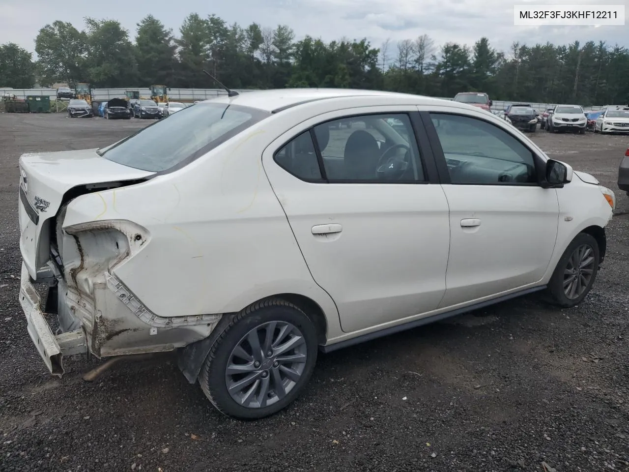 2019 Mitsubishi Mirage G4 Es VIN: ML32F3FJ3KHF12211 Lot: 65119044