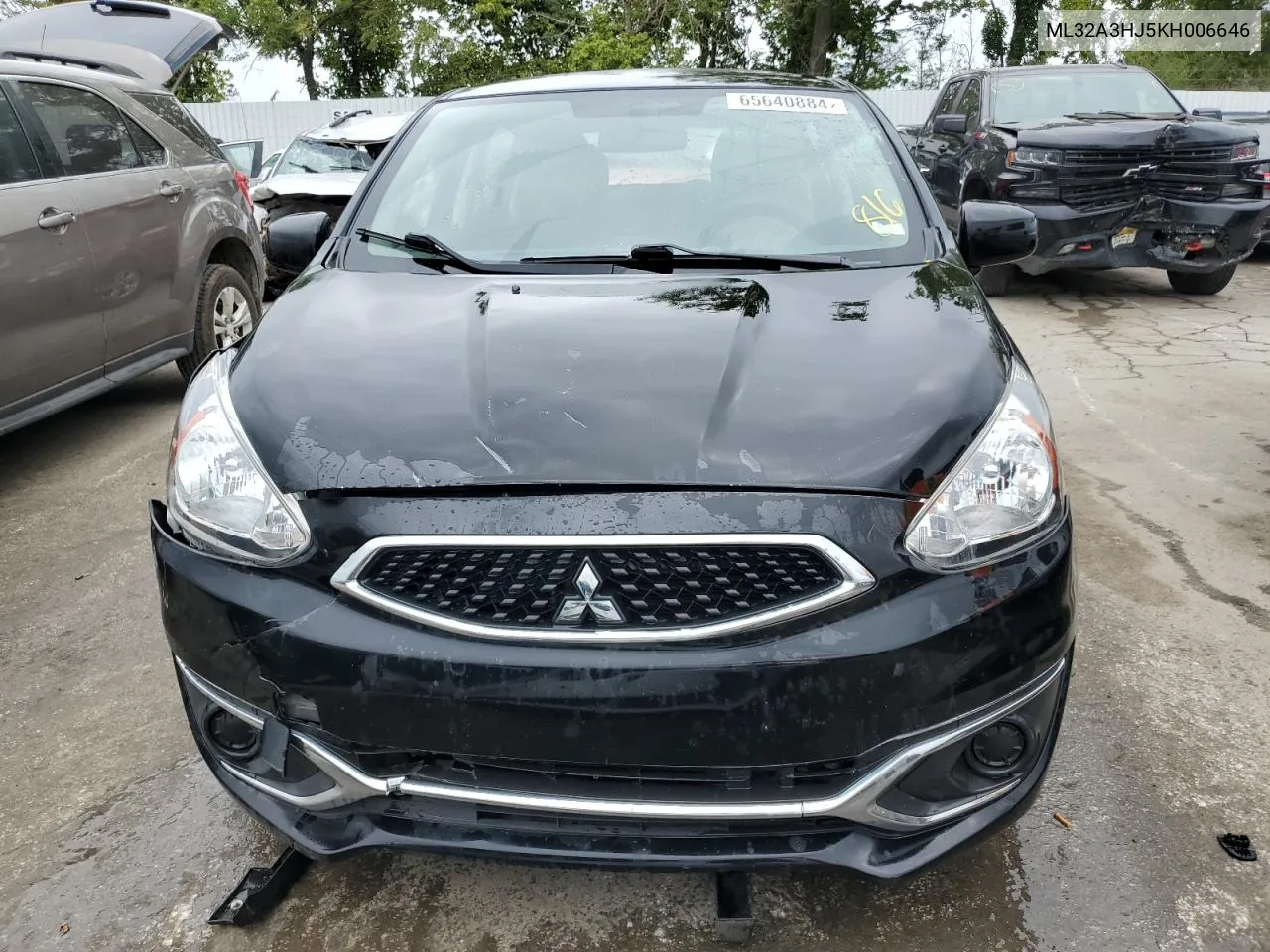 2019 Mitsubishi Mirage Es VIN: ML32A3HJ5KH006646 Lot: 65640884