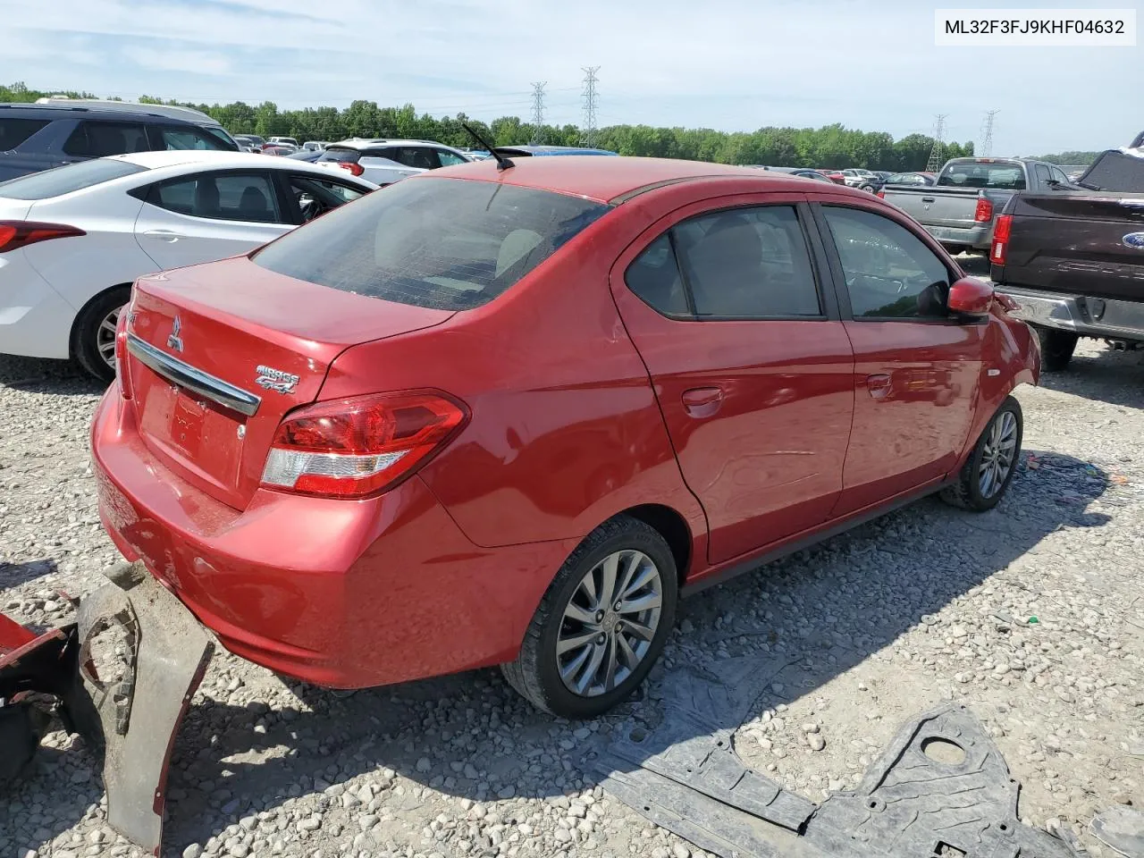 ML32F3FJ9KHF04632 2019 Mitsubishi Mirage G4 Es