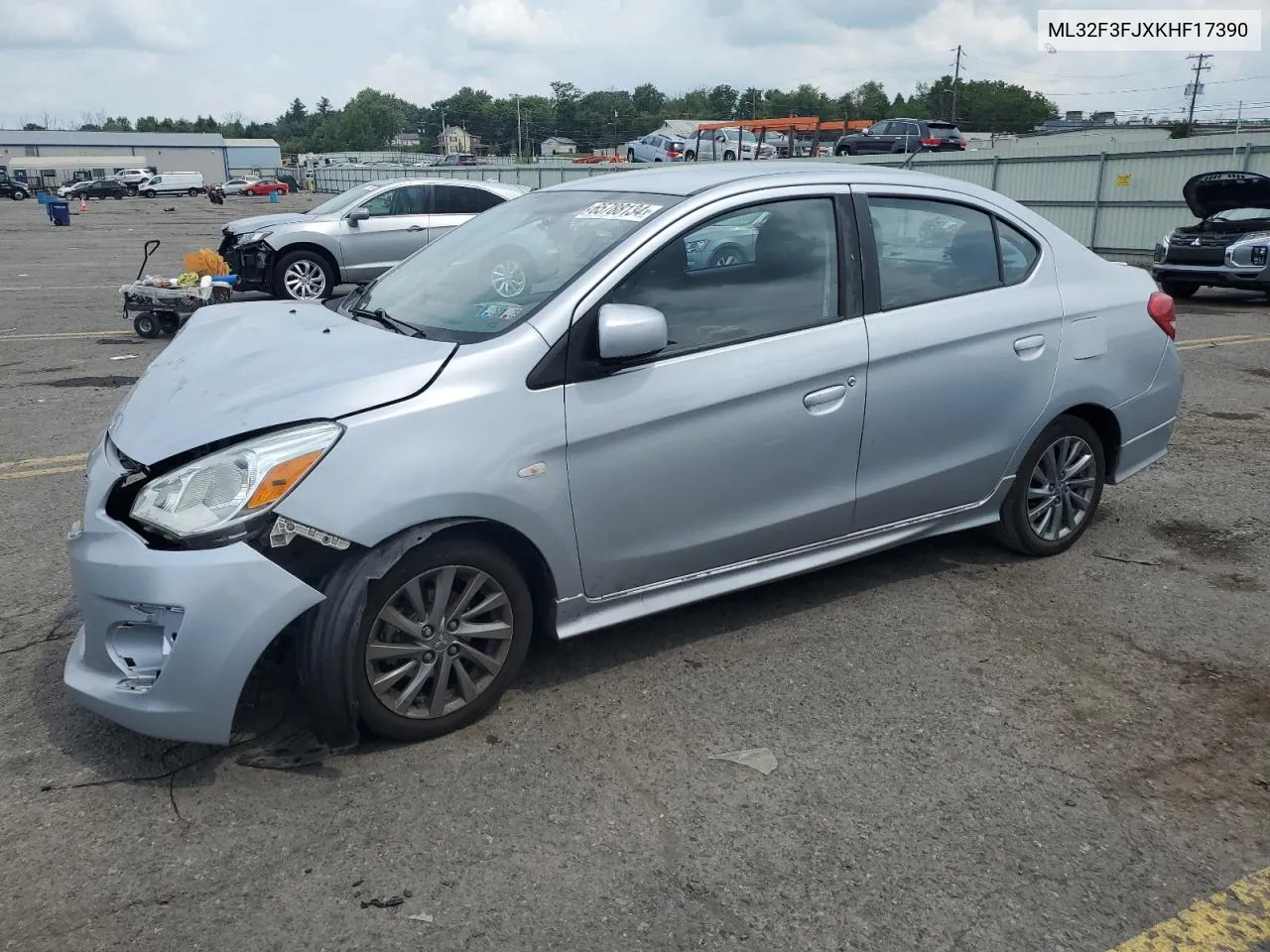 ML32F3FJXKHF17390 2019 Mitsubishi Mirage G4 Es