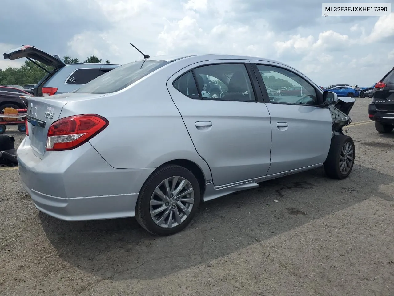 2019 Mitsubishi Mirage G4 Es VIN: ML32F3FJXKHF17390 Lot: 65788134