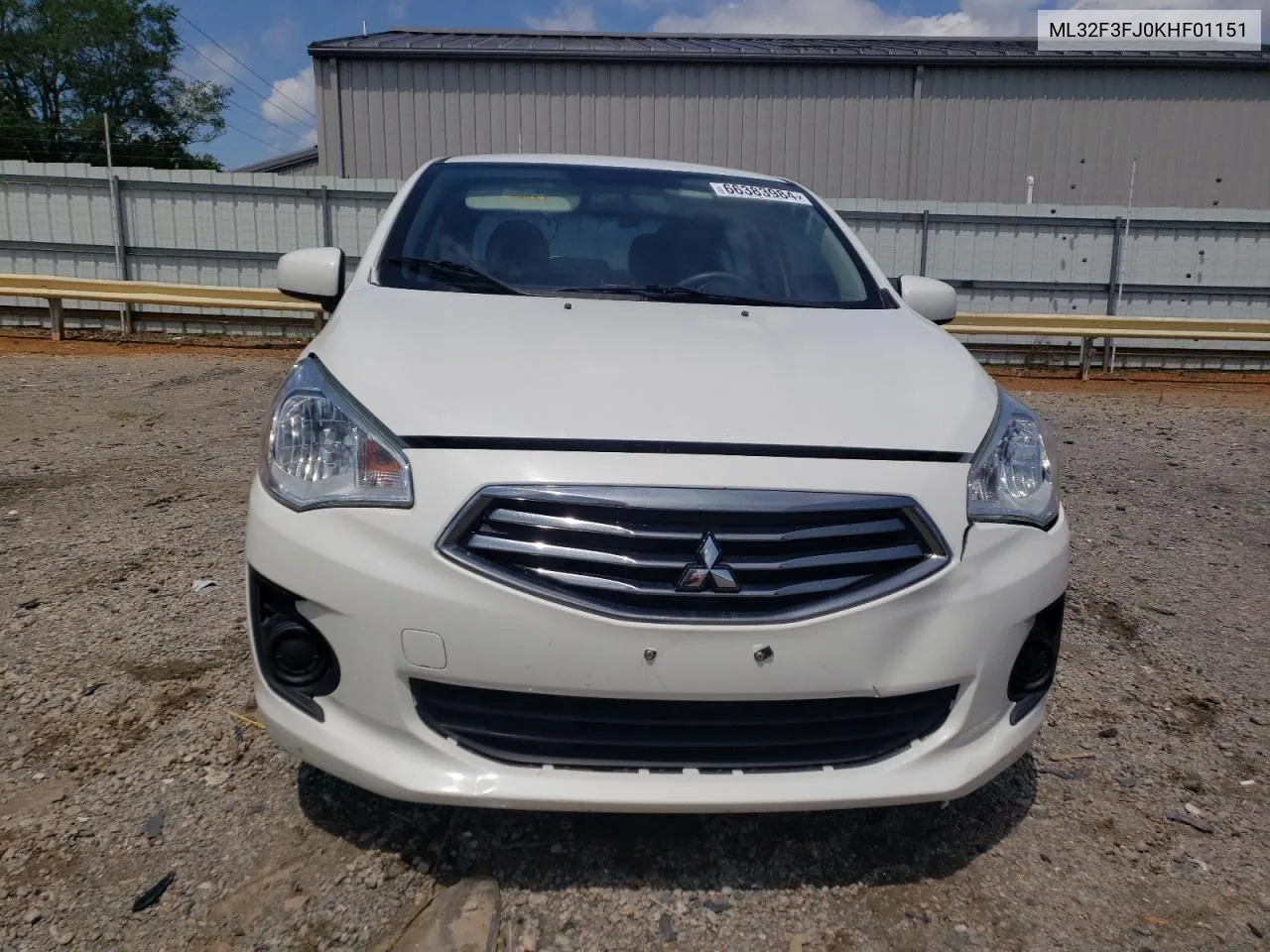 ML32F3FJ0KHF01151 2019 Mitsubishi Mirage G4 Es