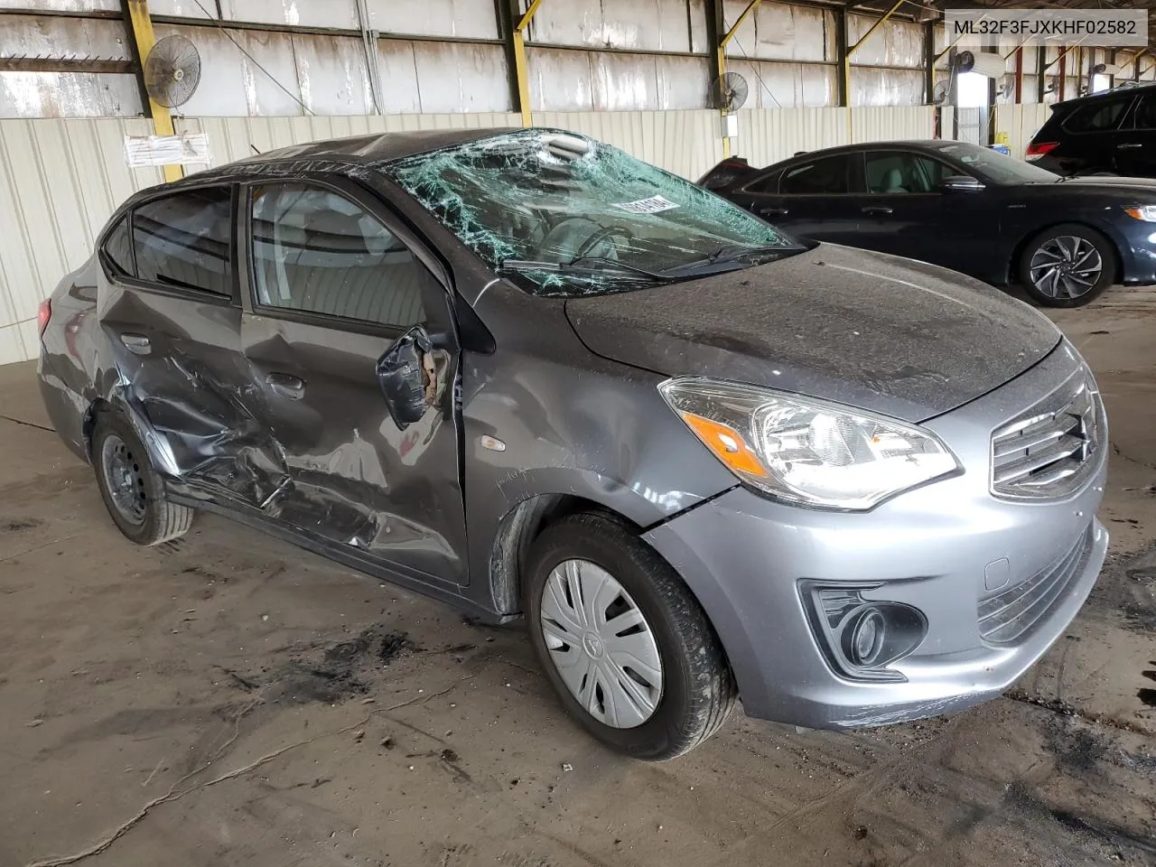 2019 Mitsubishi Mirage G4 Es VIN: ML32F3FJXKHF02582 Lot: 66814184