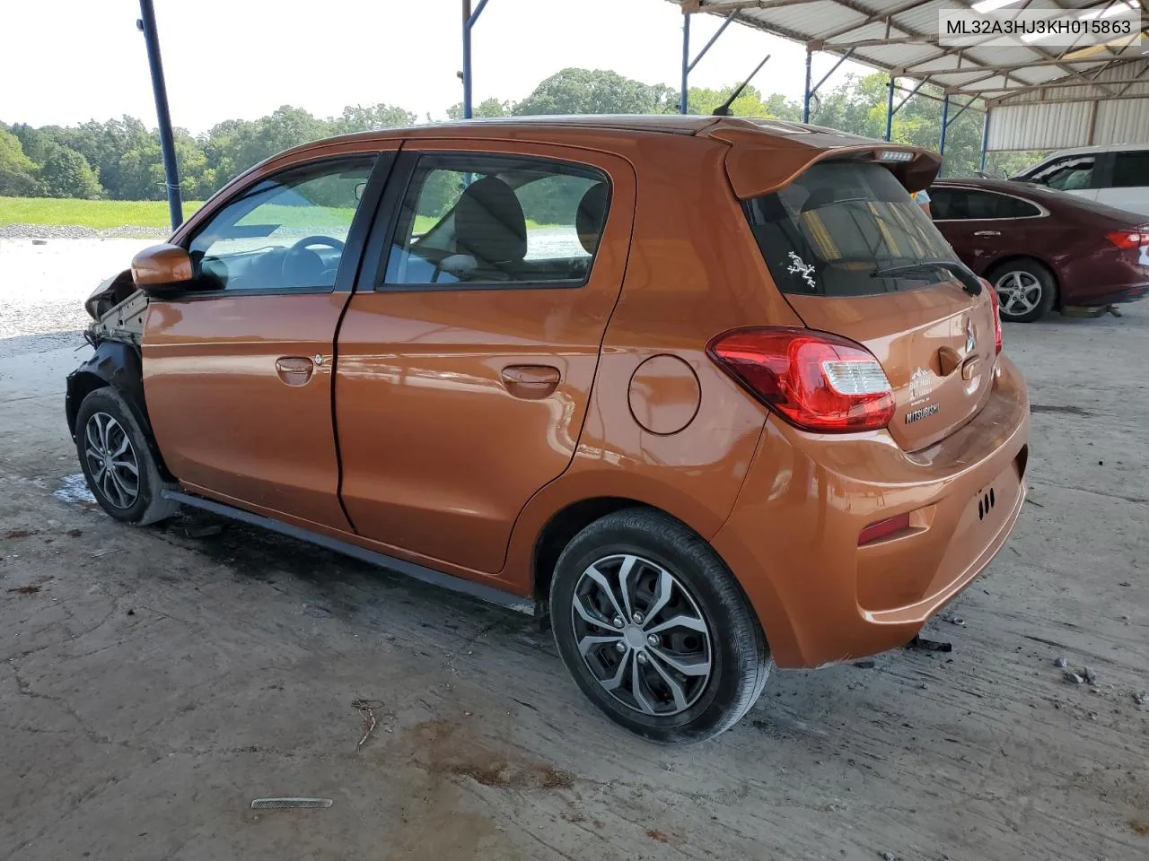 ML32A3HJ3KH015863 2019 Mitsubishi Mirage Es