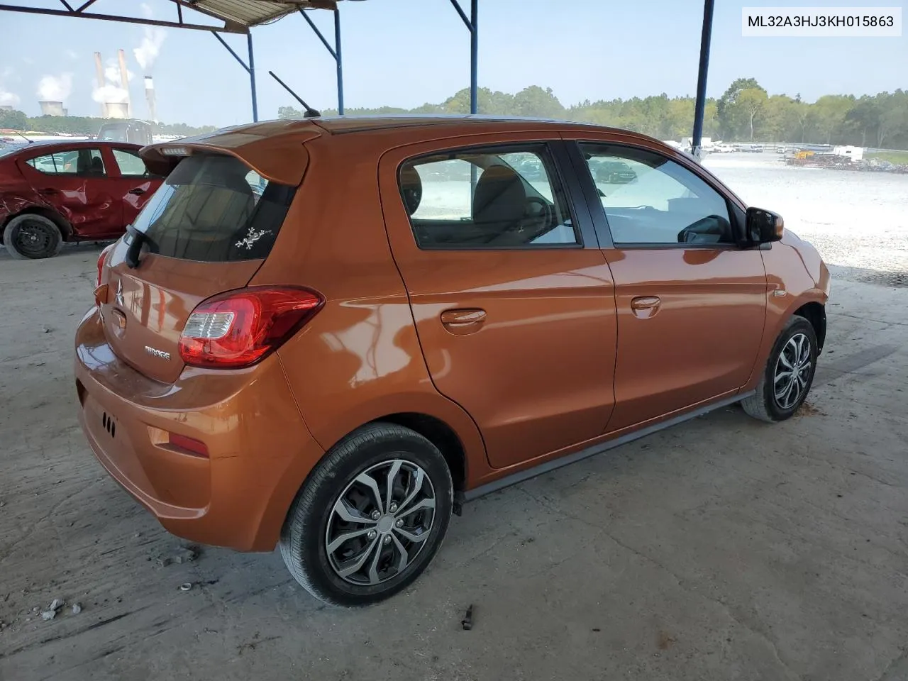 2019 Mitsubishi Mirage Es VIN: ML32A3HJ3KH015863 Lot: 66842324