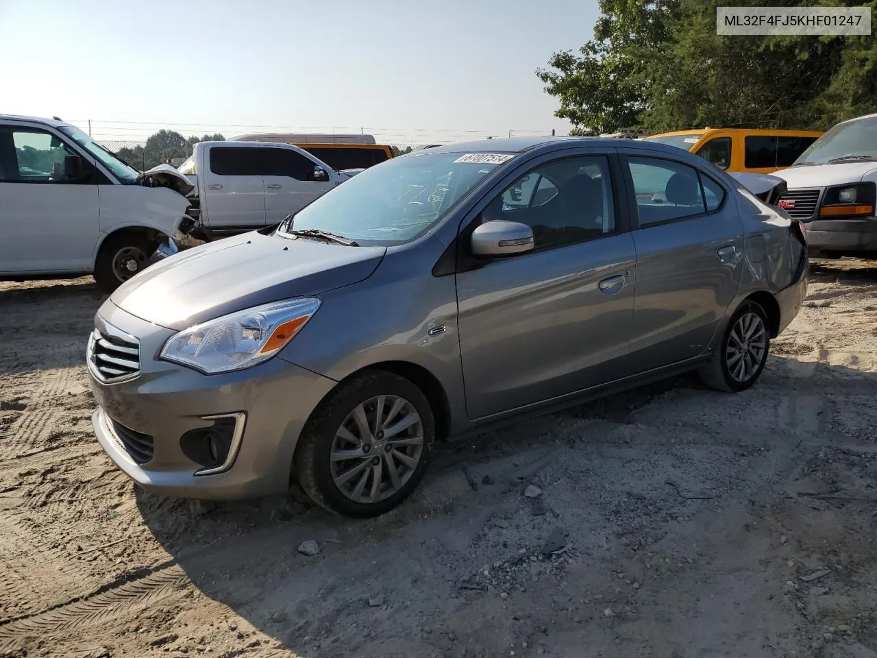 2019 Mitsubishi Mirage G4 Se VIN: ML32F4FJ5KHF01247 Lot: 67007514