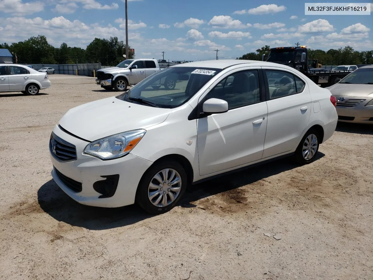 ML32F3FJ6KHF16219 2019 Mitsubishi Mirage G4 Es