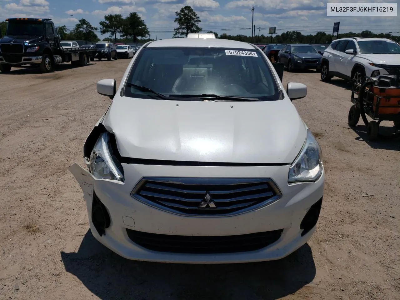 ML32F3FJ6KHF16219 2019 Mitsubishi Mirage G4 Es