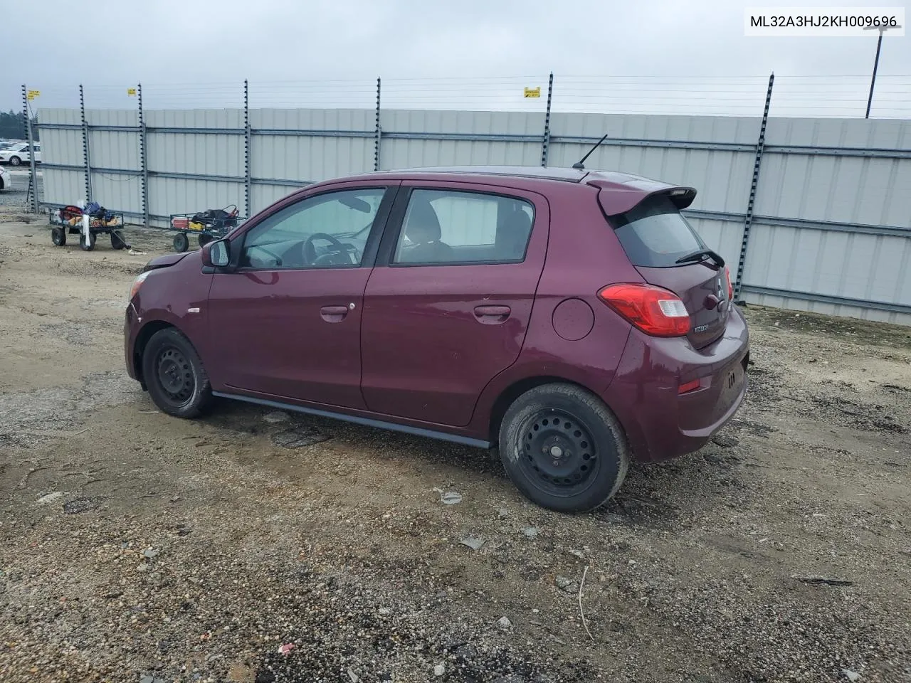 2019 Mitsubishi Mirage Es VIN: ML32A3HJ2KH009696 Lot: 67048084