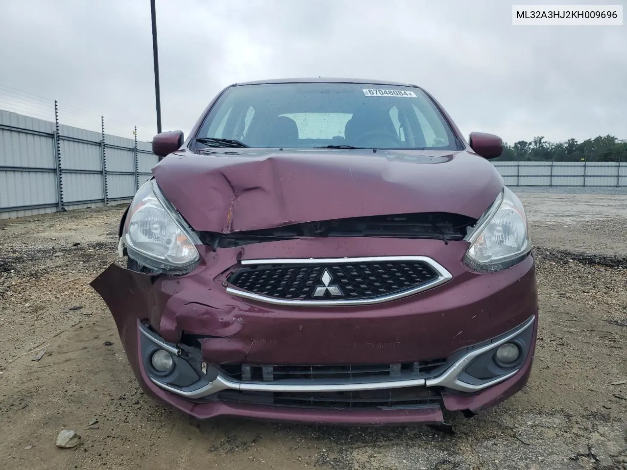 ML32A3HJ2KH009696 2019 Mitsubishi Mirage Es