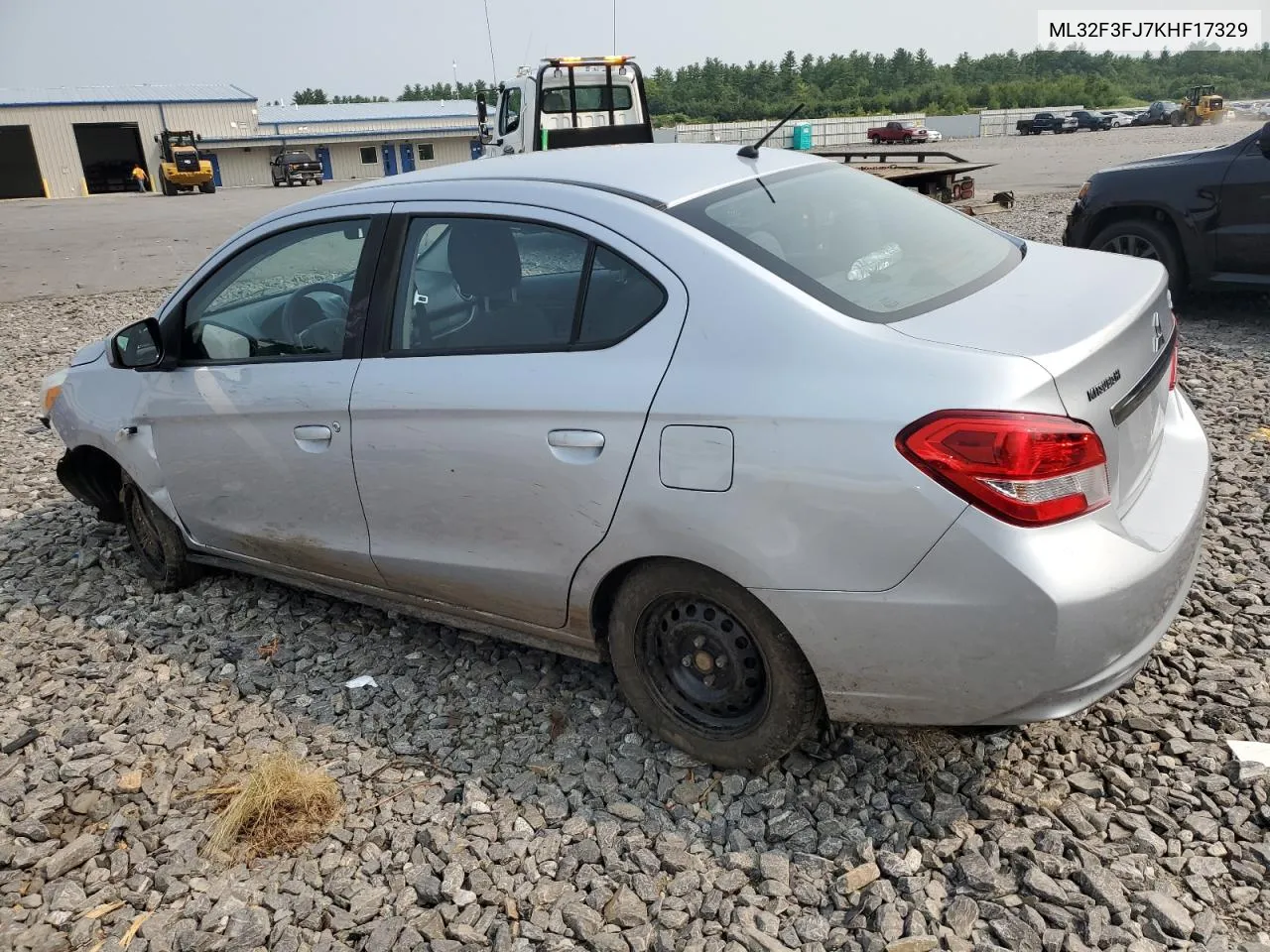 2019 Mitsubishi Mirage G4 Es VIN: ML32F3FJ7KHF17329 Lot: 67086464