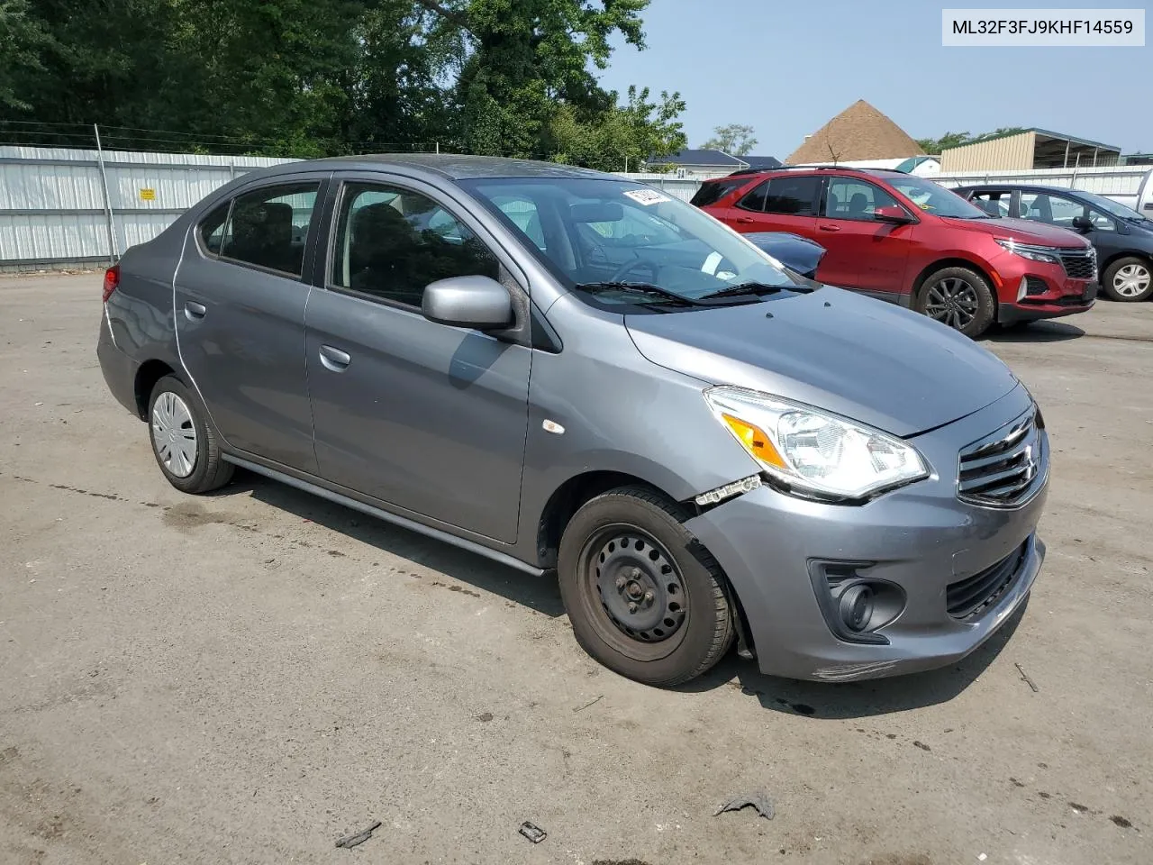 2019 Mitsubishi Mirage G4 Es VIN: ML32F3FJ9KHF14559 Lot: 67262034