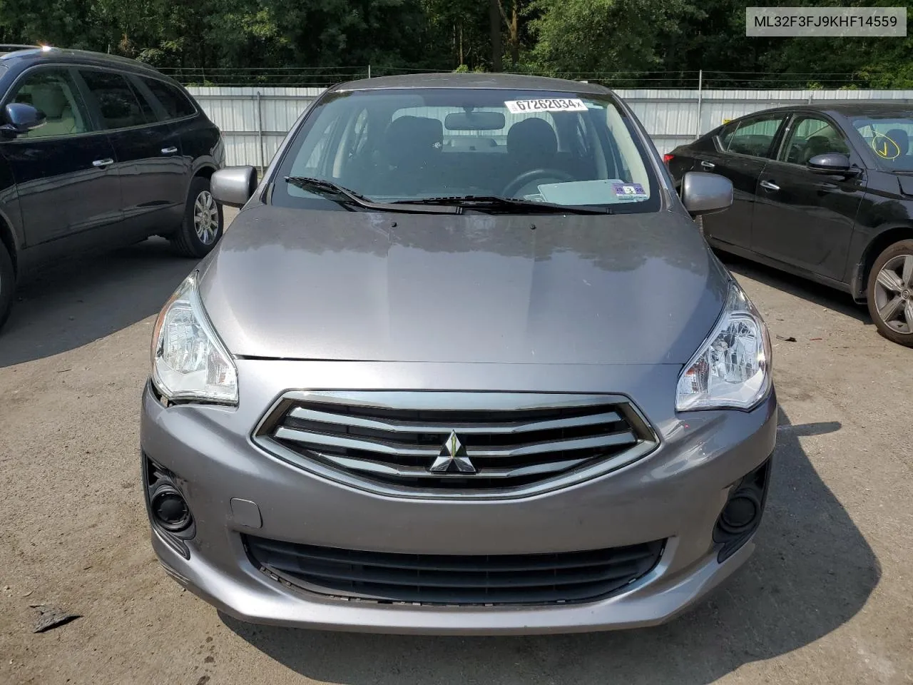 2019 Mitsubishi Mirage G4 Es VIN: ML32F3FJ9KHF14559 Lot: 67262034