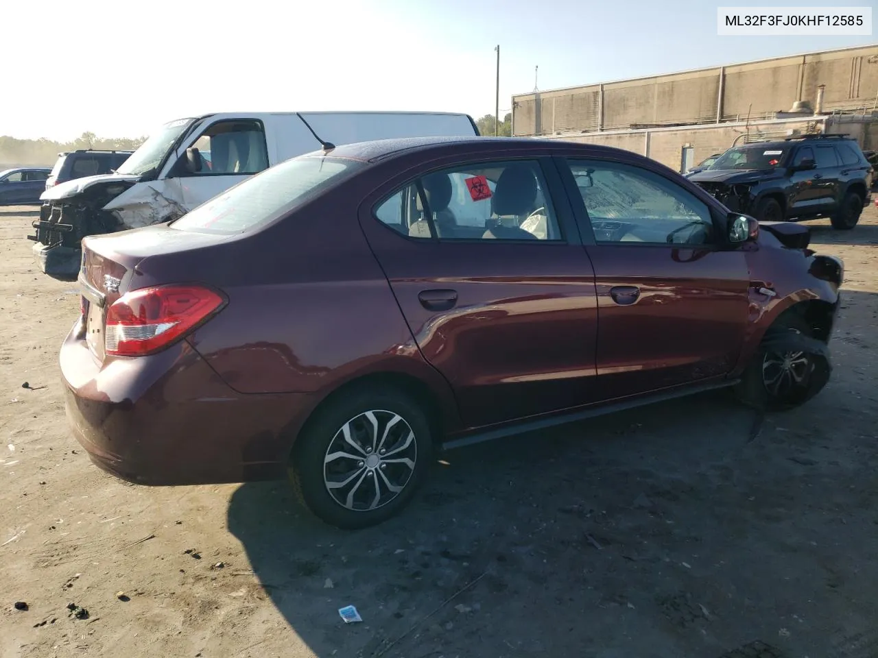 ML32F3FJ0KHF12585 2019 Mitsubishi Mirage G4 Es