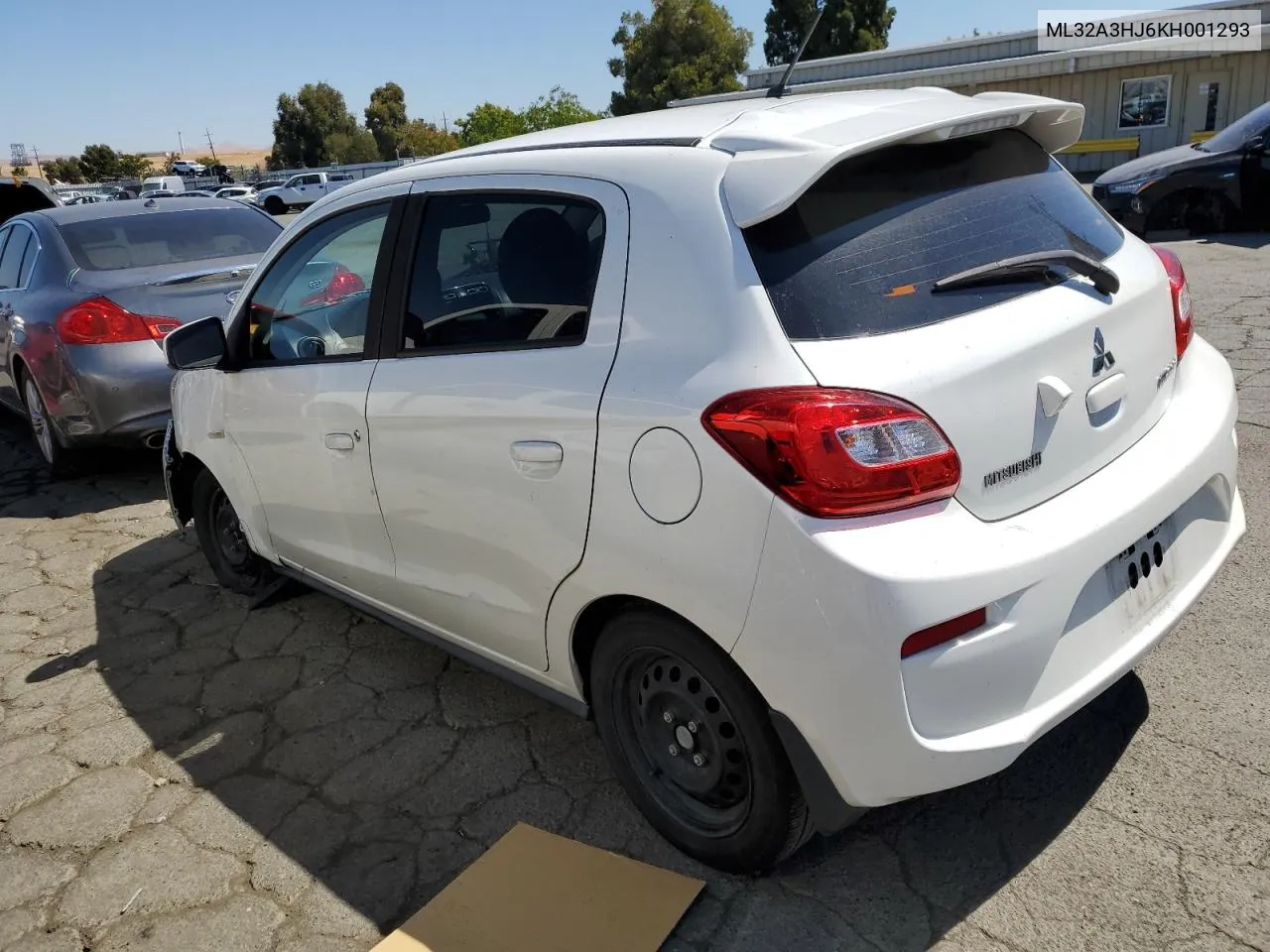 2019 Mitsubishi Mirage Es VIN: ML32A3HJ6KH001293 Lot: 68575594