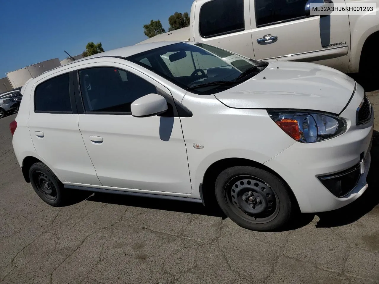 2019 Mitsubishi Mirage Es VIN: ML32A3HJ6KH001293 Lot: 68575594