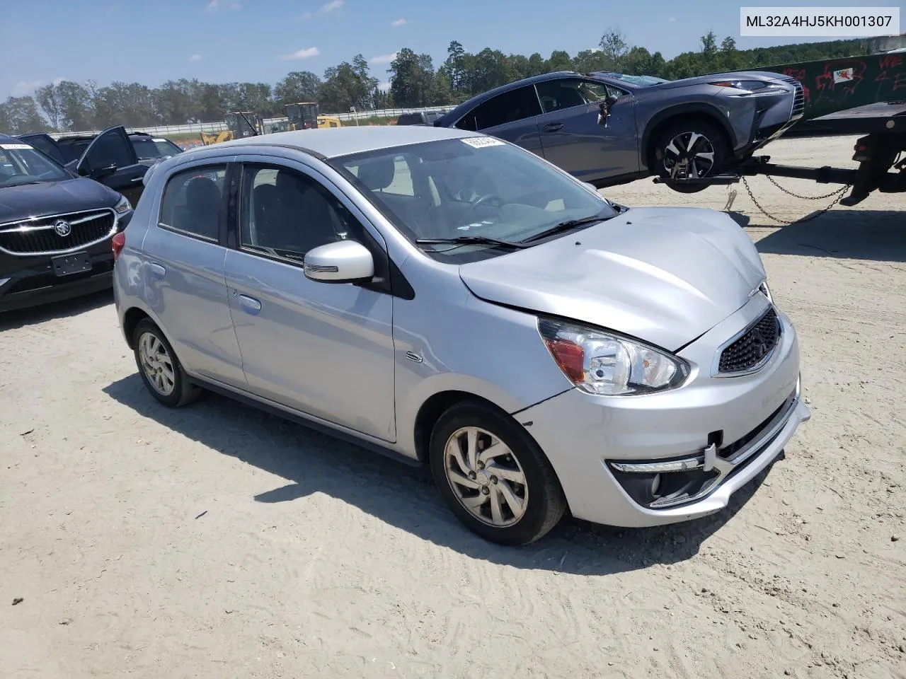 ML32A4HJ5KH001307 2019 Mitsubishi Mirage Se