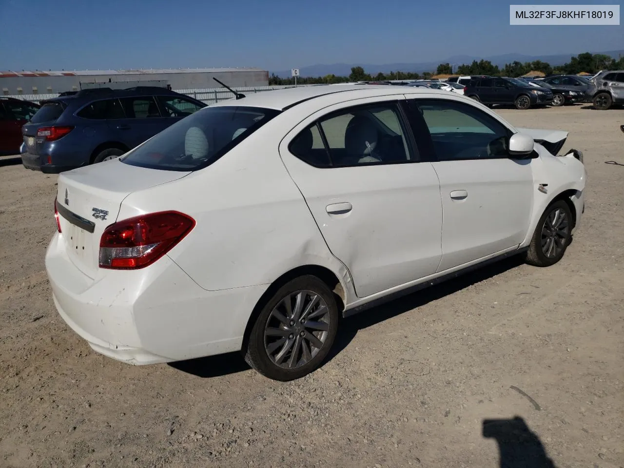 ML32F3FJ8KHF18019 2019 Mitsubishi Mirage G4 Es