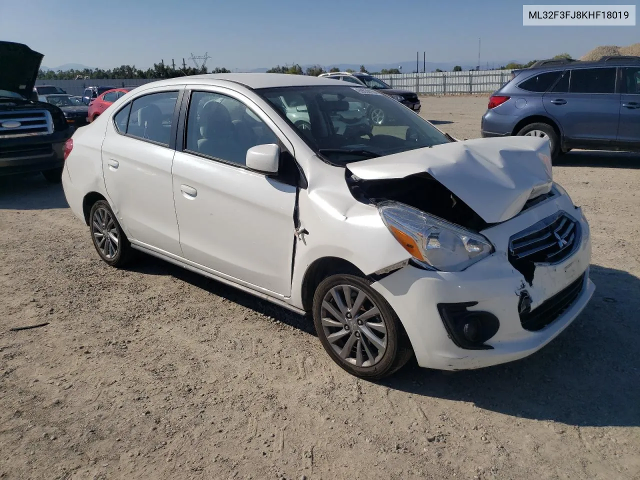 ML32F3FJ8KHF18019 2019 Mitsubishi Mirage G4 Es