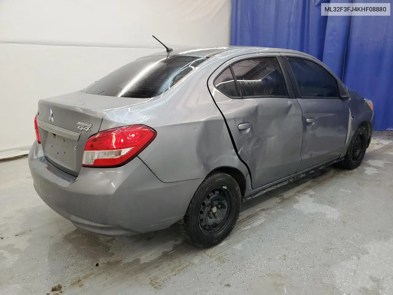 2019 Mitsubishi Mirage G4 Es VIN: ML32F3FJ4KHF08880 Lot: 69824564