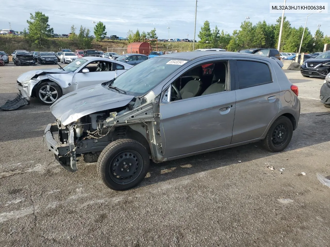 ML32A3HJ1KH006384 2019 Mitsubishi Mirage Es