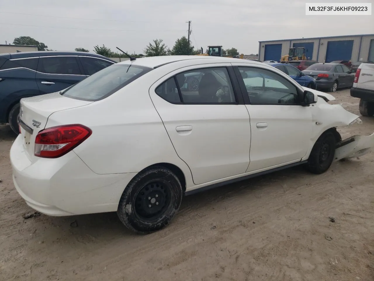 2019 Mitsubishi Mirage G4 Es VIN: ML32F3FJ6KHF09223 Lot: 70255014