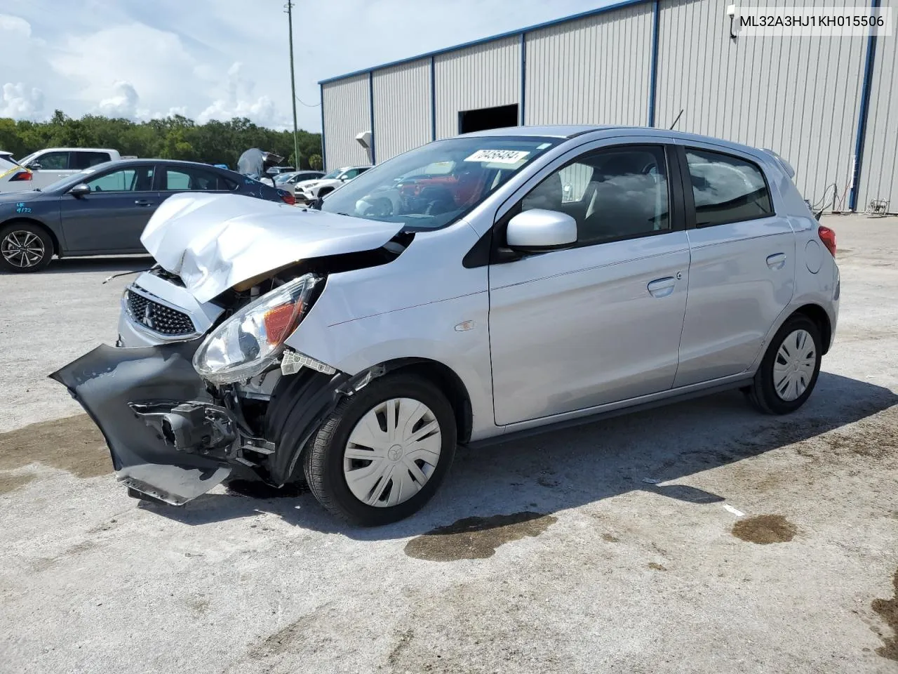 2019 Mitsubishi Mirage Es VIN: ML32A3HJ1KH015506 Lot: 70456484