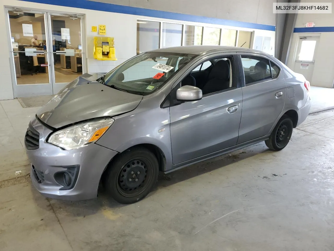 2019 Mitsubishi Mirage G4 Es VIN: ML32F3FJ8KHF14682 Lot: 70491074