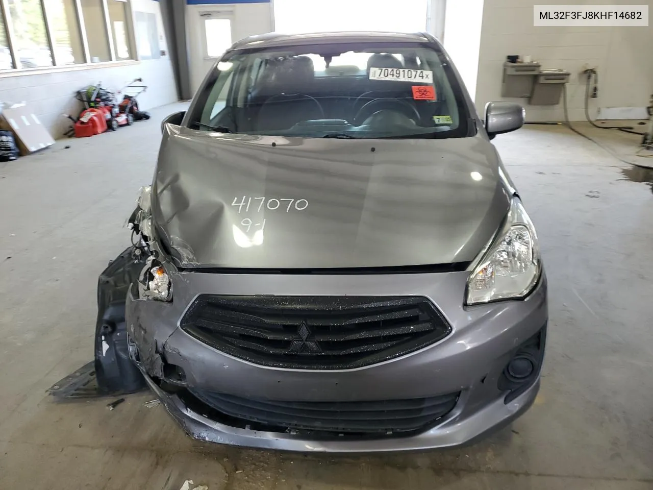 2019 Mitsubishi Mirage G4 Es VIN: ML32F3FJ8KHF14682 Lot: 70491074