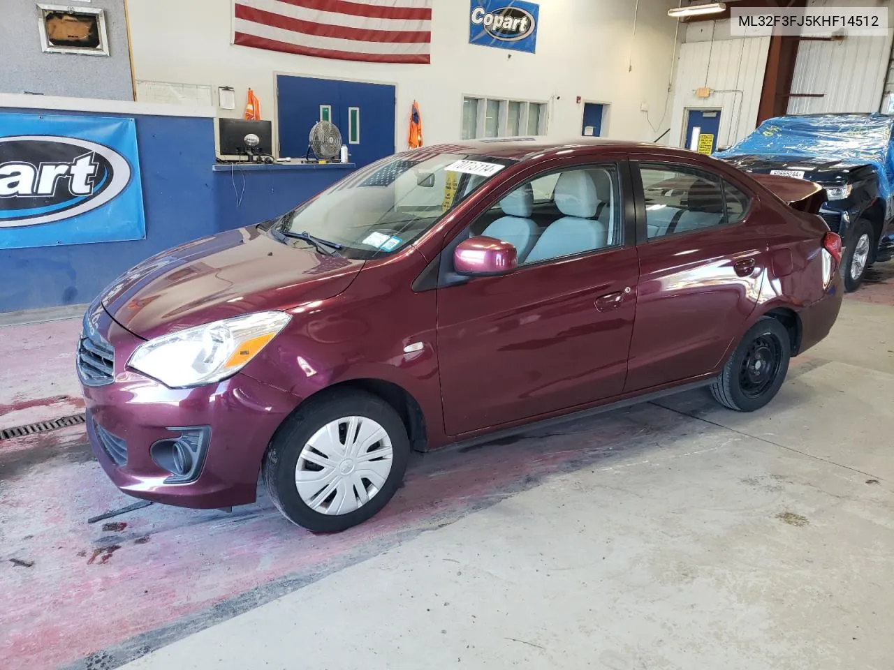 2019 Mitsubishi Mirage G4 Es VIN: ML32F3FJ5KHF14512 Lot: 70773114