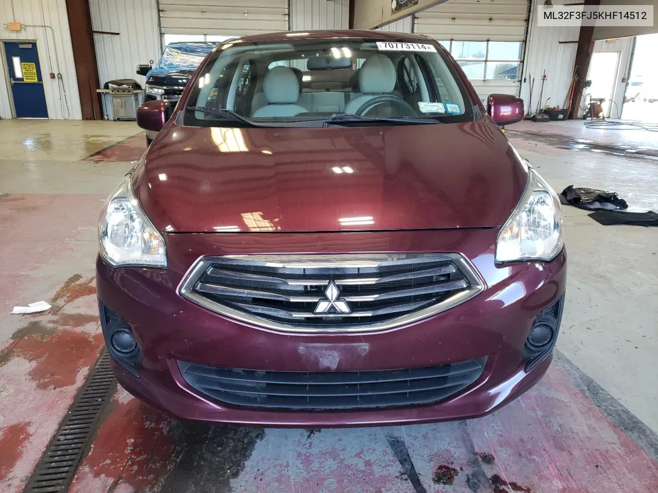 2019 Mitsubishi Mirage G4 Es VIN: ML32F3FJ5KHF14512 Lot: 70773114