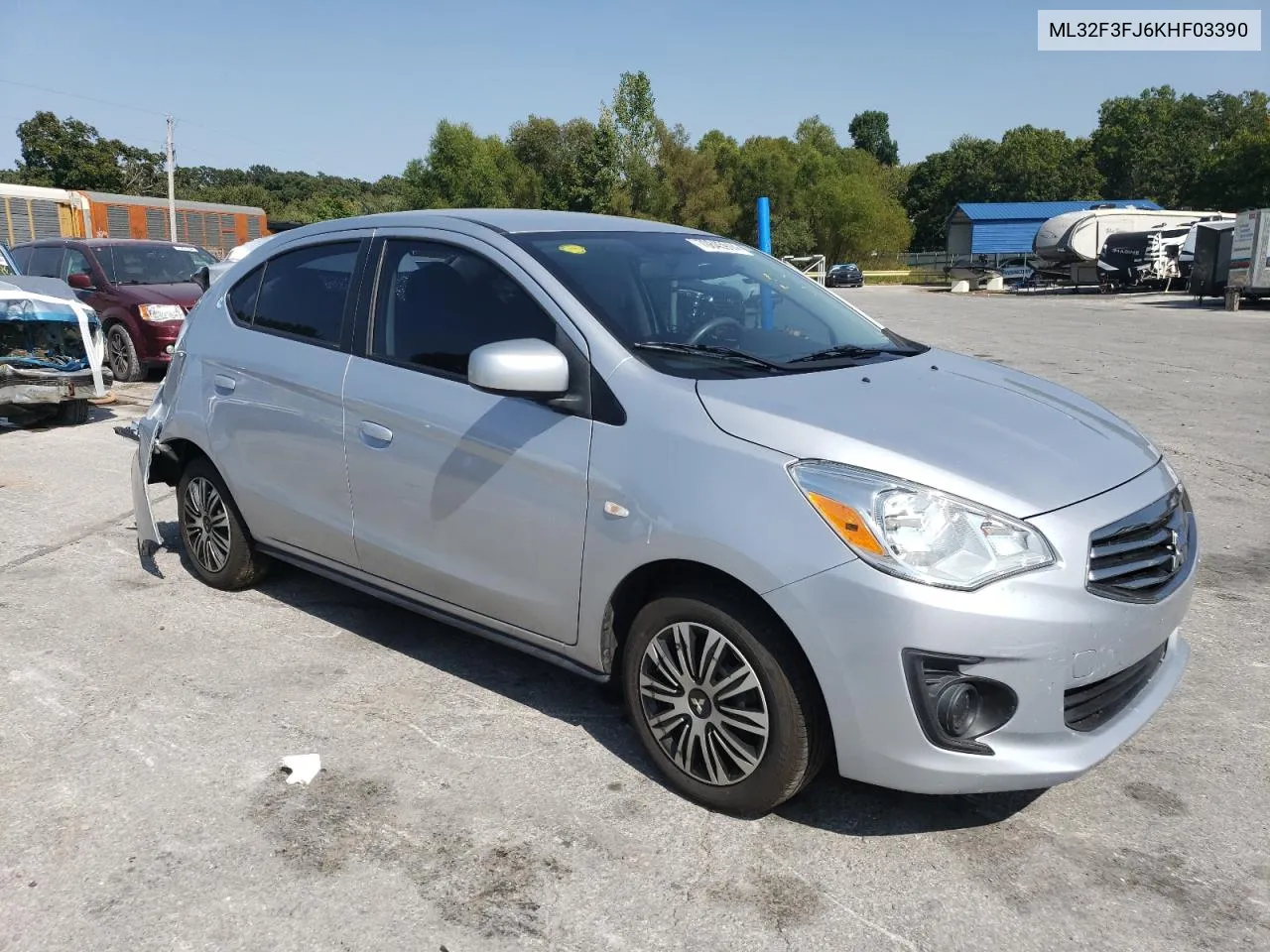 2019 Mitsubishi Mirage G4 Es VIN: ML32F3FJ6KHF03390 Lot: 70845914