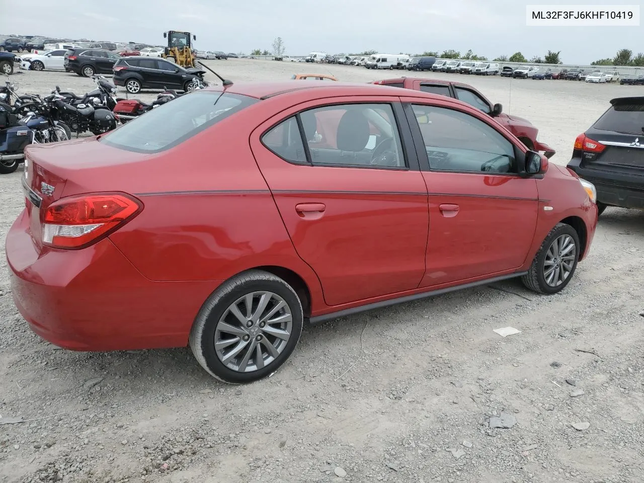 2019 Mitsubishi Mirage G4 Es VIN: ML32F3FJ6KHF10419 Lot: 71110124