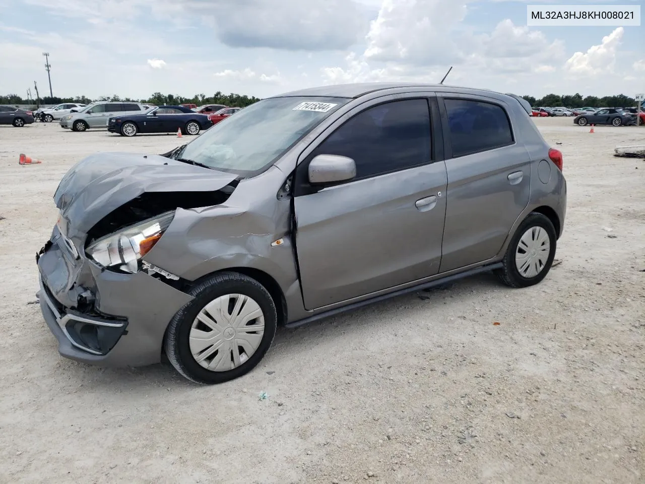 2019 Mitsubishi Mirage Es VIN: ML32A3HJ8KH008021 Lot: 71415344