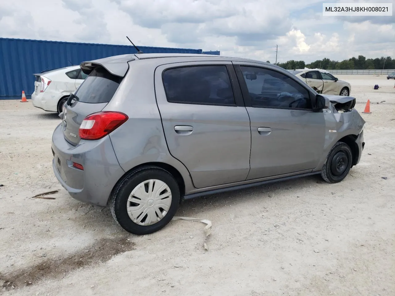 2019 Mitsubishi Mirage Es VIN: ML32A3HJ8KH008021 Lot: 71415344