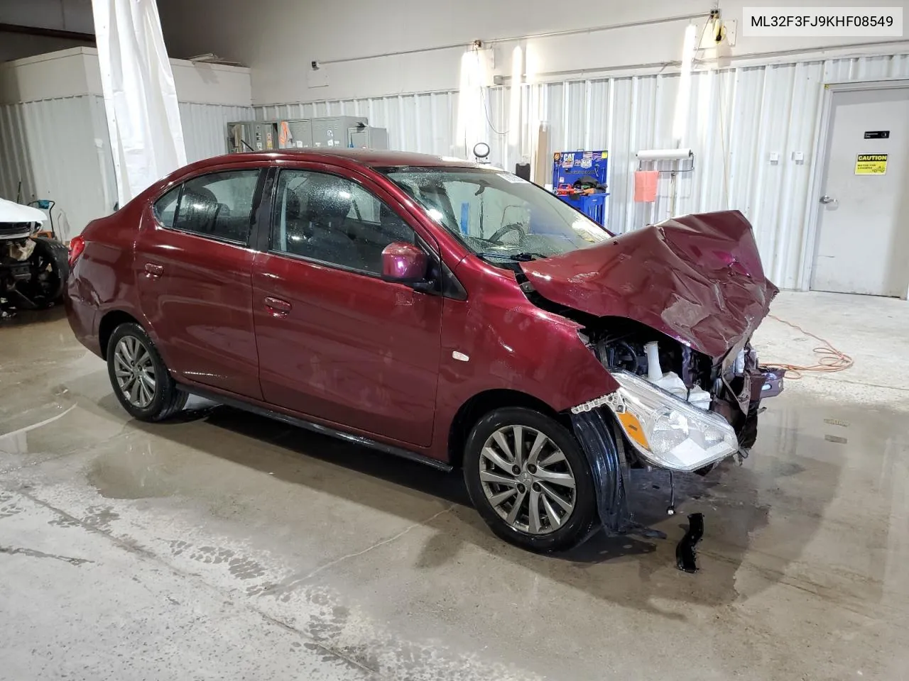 2019 Mitsubishi Mirage G4 Es VIN: ML32F3FJ9KHF08549 Lot: 73578304