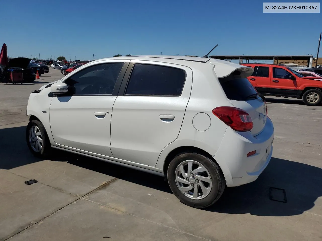 2019 Mitsubishi Mirage Se VIN: ML32A4HJ2KH010367 Lot: 73601784