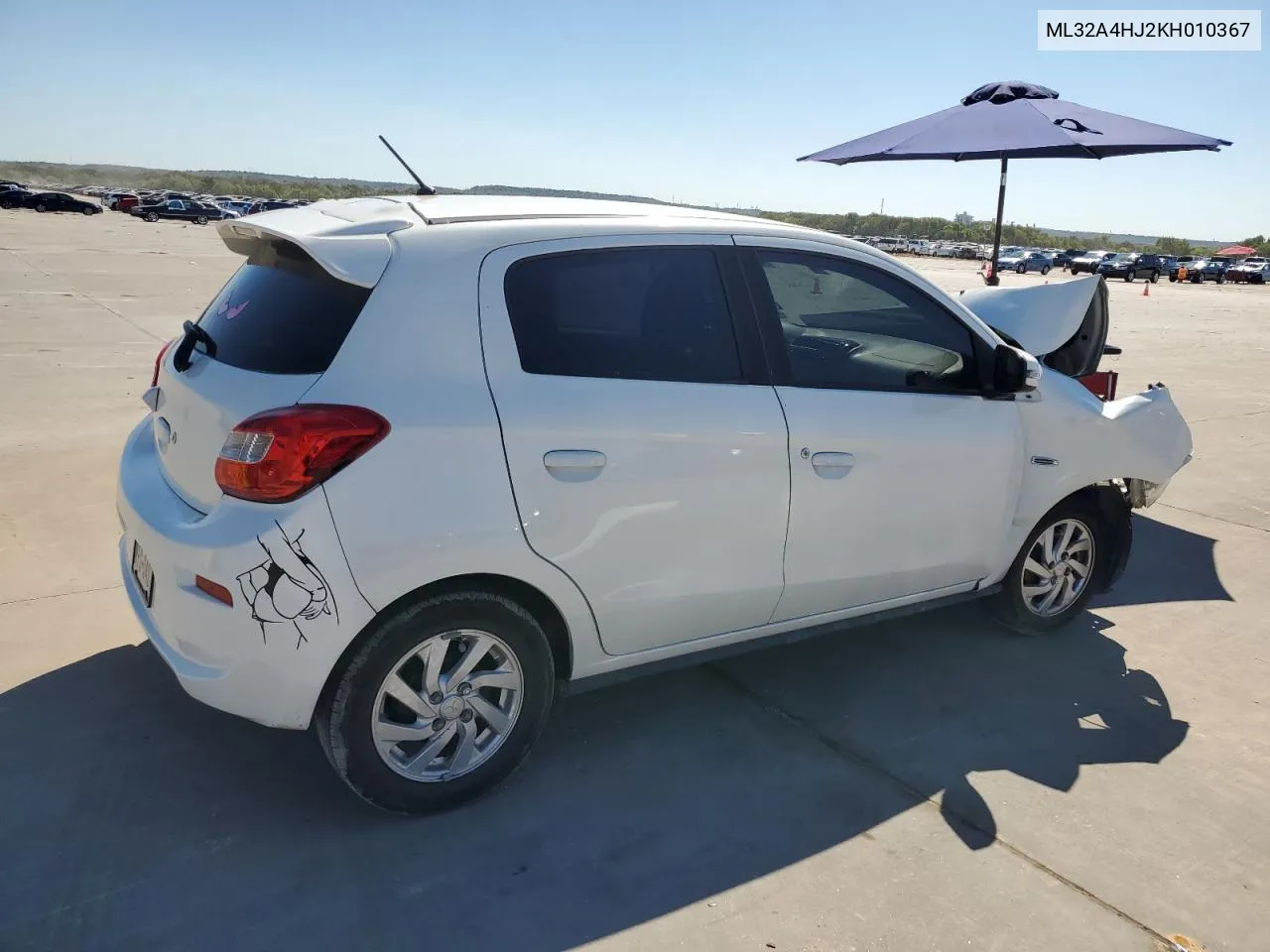 2019 Mitsubishi Mirage Se VIN: ML32A4HJ2KH010367 Lot: 73601784