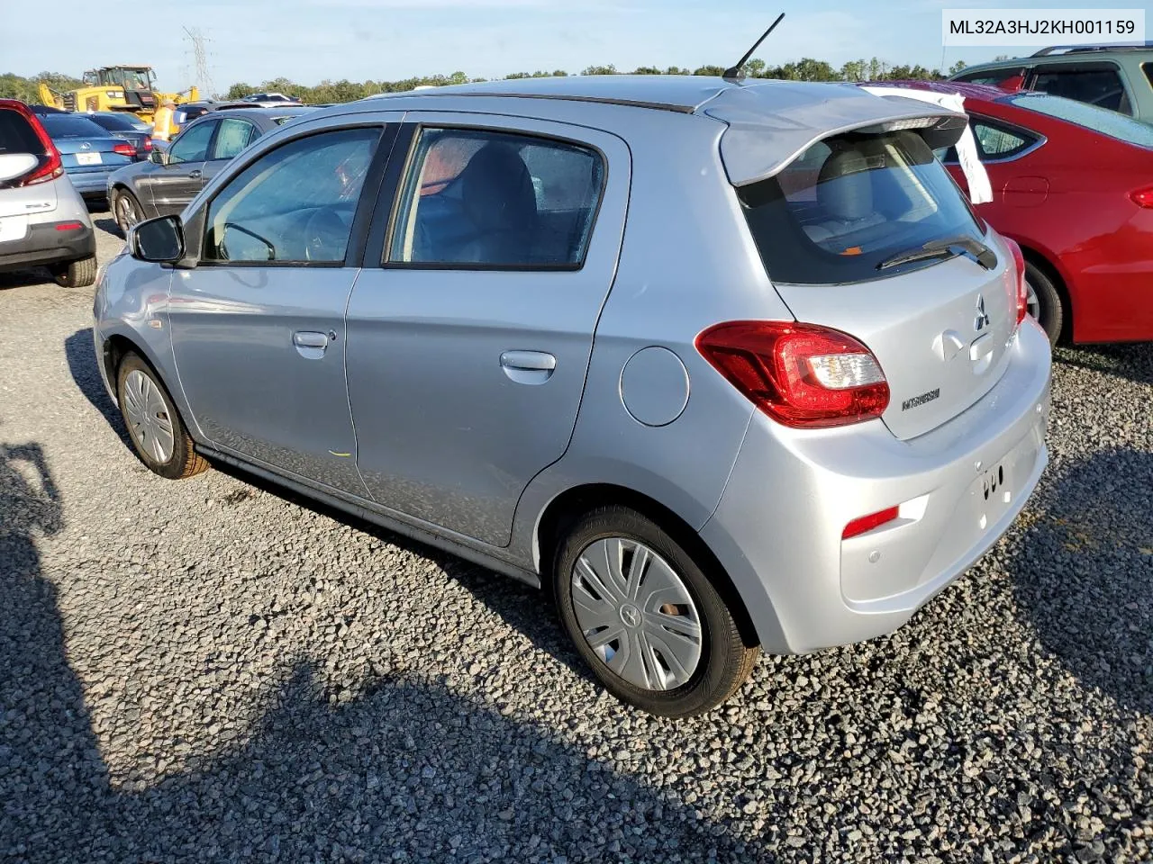 2019 Mitsubishi Mirage Es VIN: ML32A3HJ2KH001159 Lot: 74006674