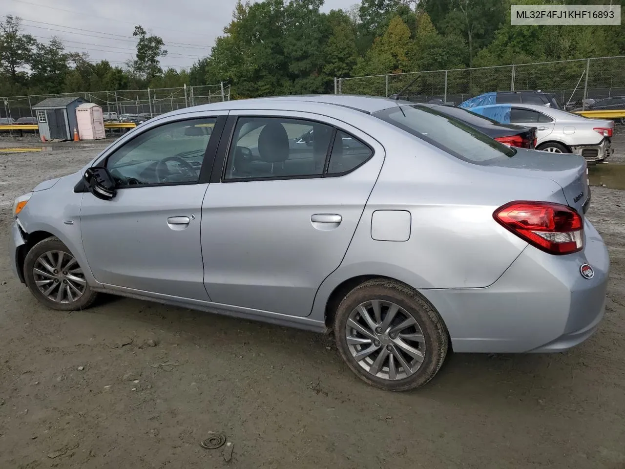 ML32F4FJ1KHF16893 2019 Mitsubishi Mirage G4 Se