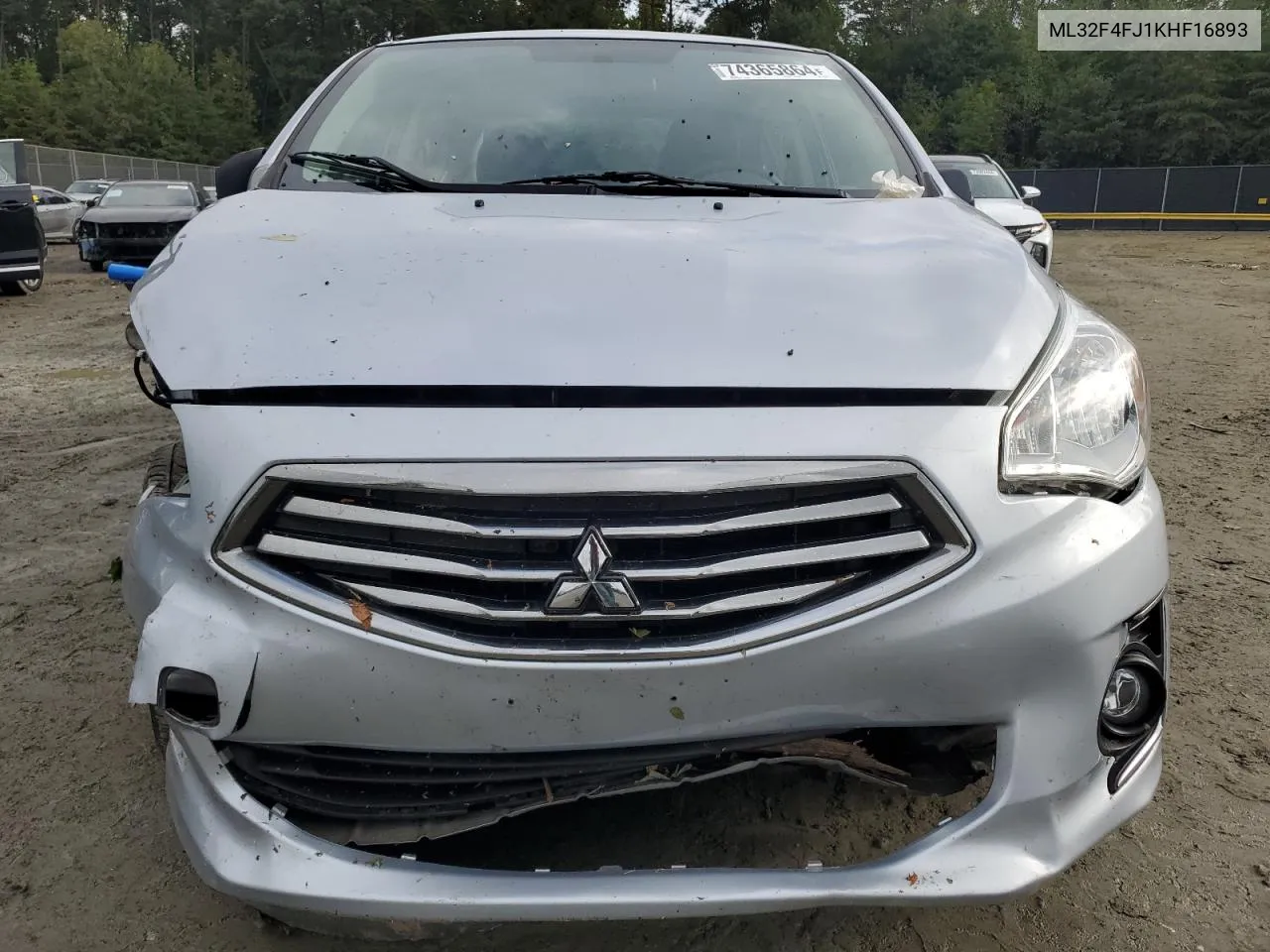 ML32F4FJ1KHF16893 2019 Mitsubishi Mirage G4 Se