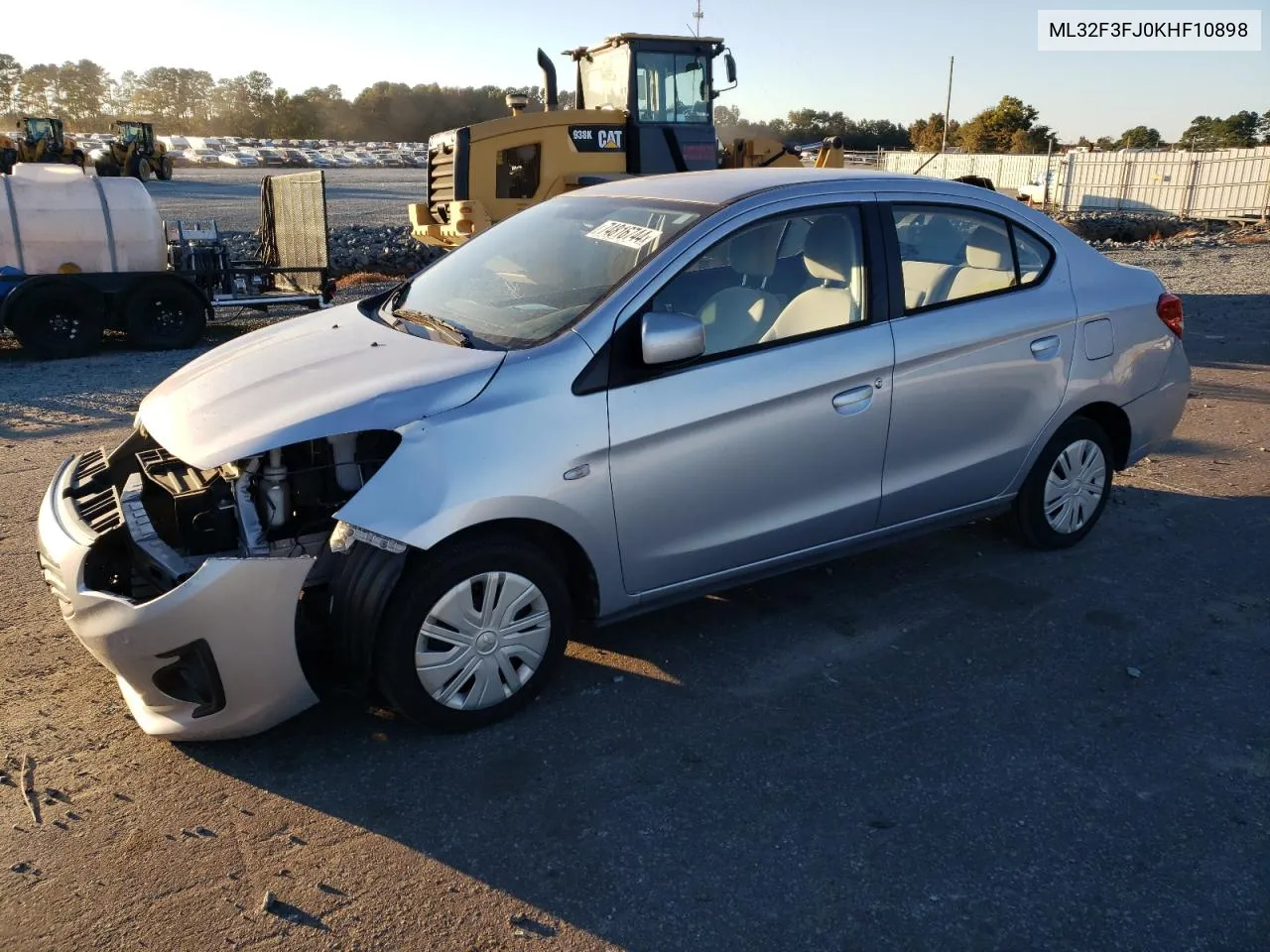 2019 Mitsubishi Mirage G4 Es VIN: ML32F3FJ0KHF10898 Lot: 74816744