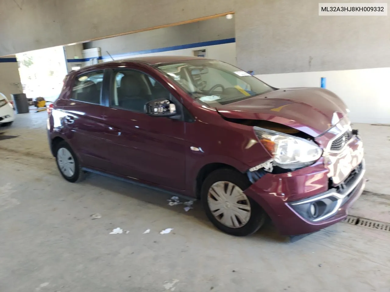 2019 Mitsubishi Mirage Es VIN: ML32A3HJ8KH009332 Lot: 75223824