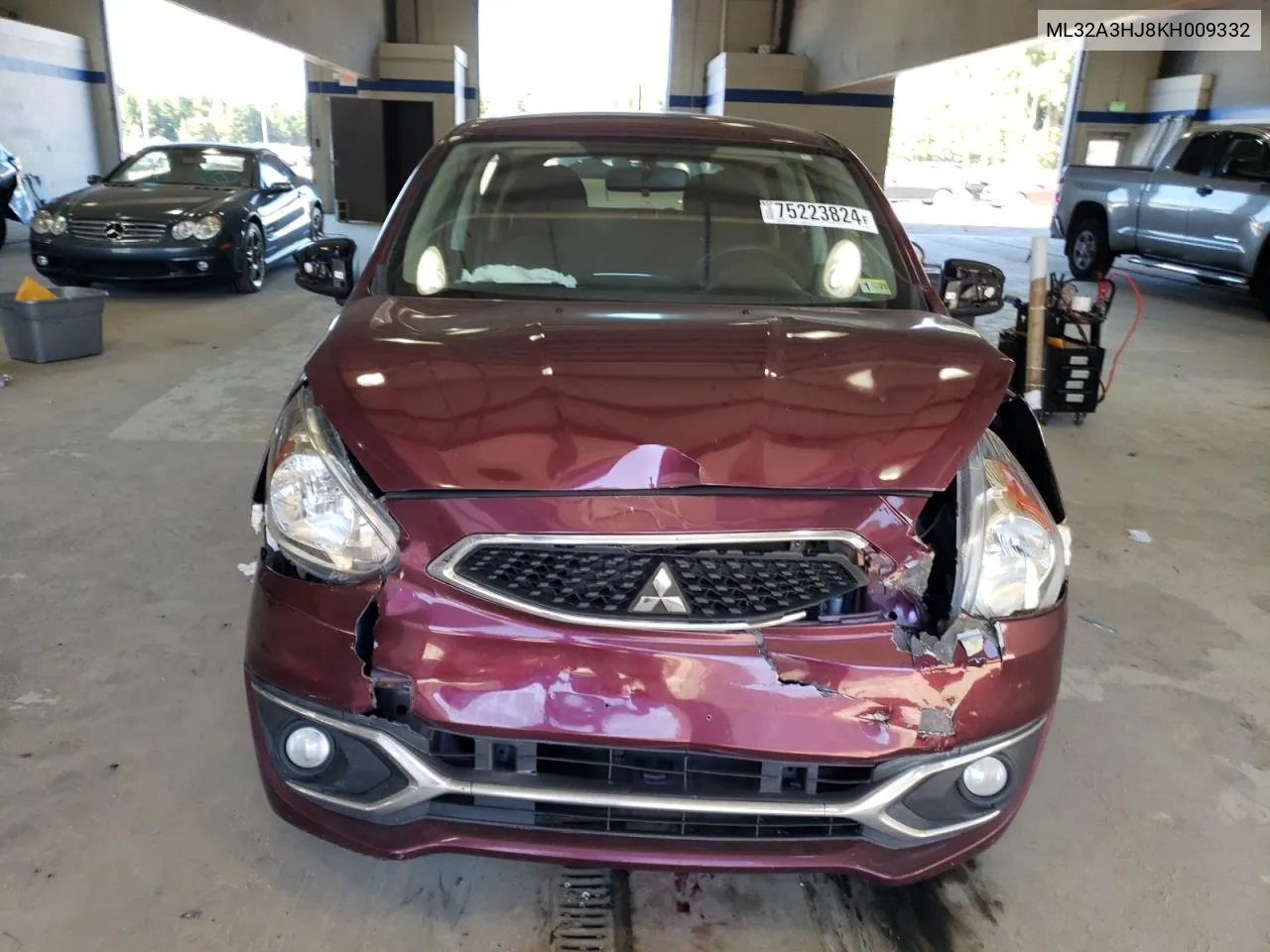 2019 Mitsubishi Mirage Es VIN: ML32A3HJ8KH009332 Lot: 75223824