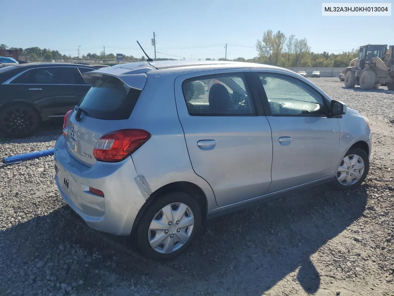 2019 Mitsubishi Mirage Es VIN: ML32A3HJ0KH013004 Lot: 75626674