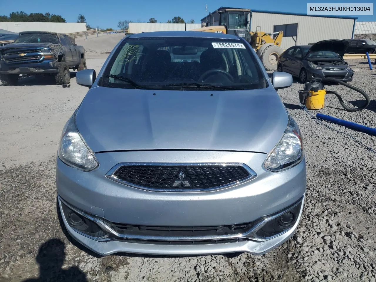 2019 Mitsubishi Mirage Es VIN: ML32A3HJ0KH013004 Lot: 75626674