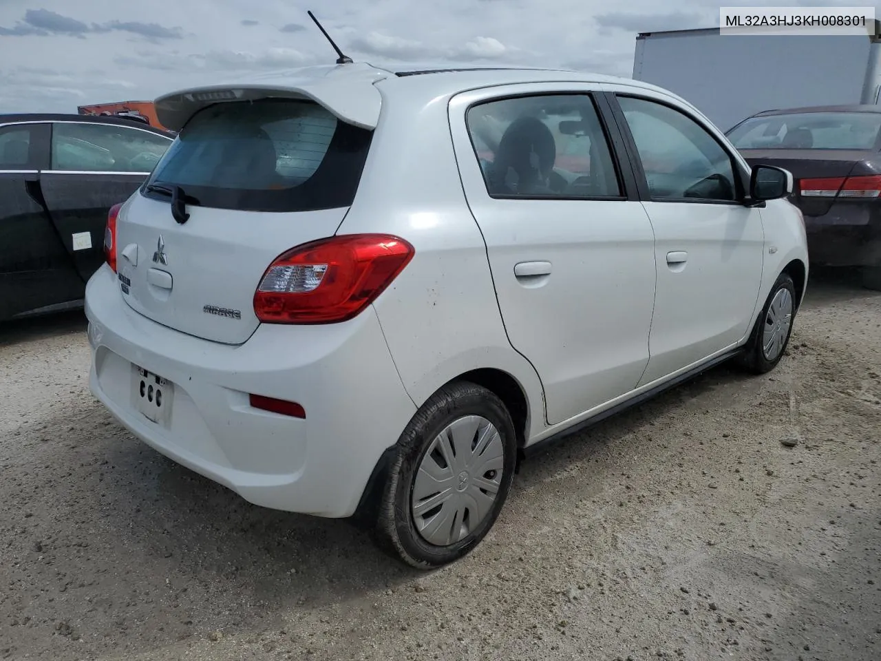 ML32A3HJ3KH008301 2019 Mitsubishi Mirage Es