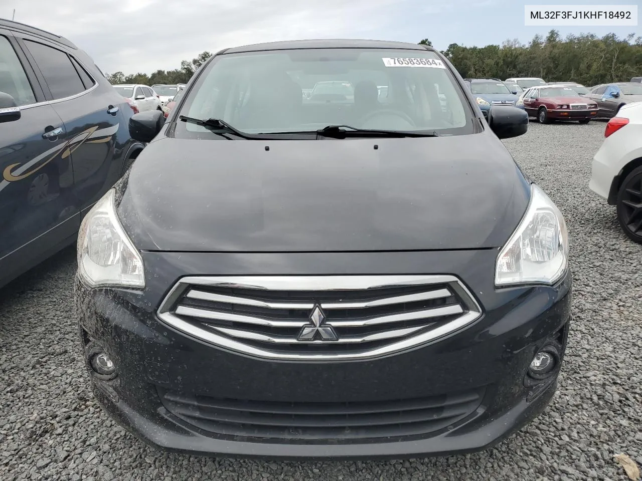 2019 Mitsubishi Mirage G4 Es VIN: ML32F3FJ1KHF18492 Lot: 76583684