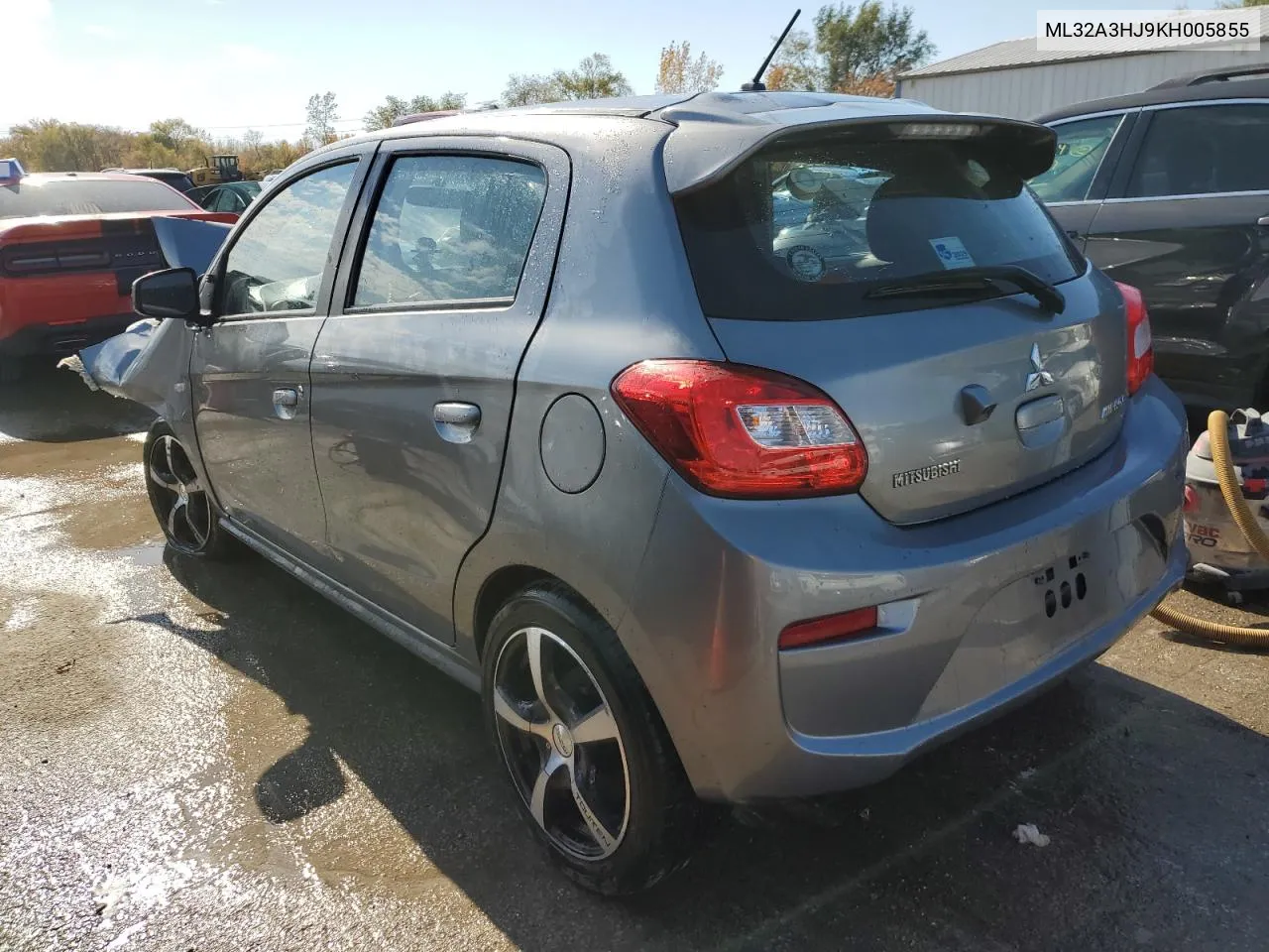 2019 Mitsubishi Mirage Es VIN: ML32A3HJ9KH005855 Lot: 76604424