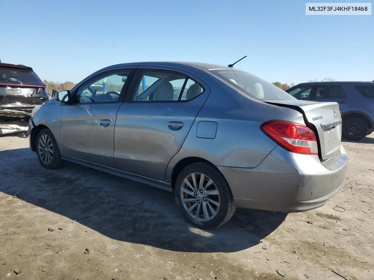 2019 Mitsubishi Mirage G4 Es VIN: ML32F3FJ4KHF18468 Lot: 77327804